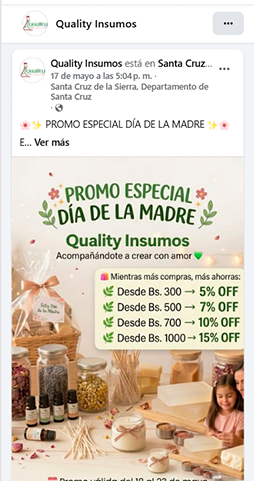 Catálogo de productos